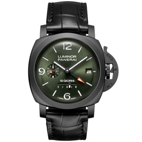 panerai ceramica black zeitungswerbung|Panerai Luminor Dieci Giorni GMT ceramica (PAM01483).